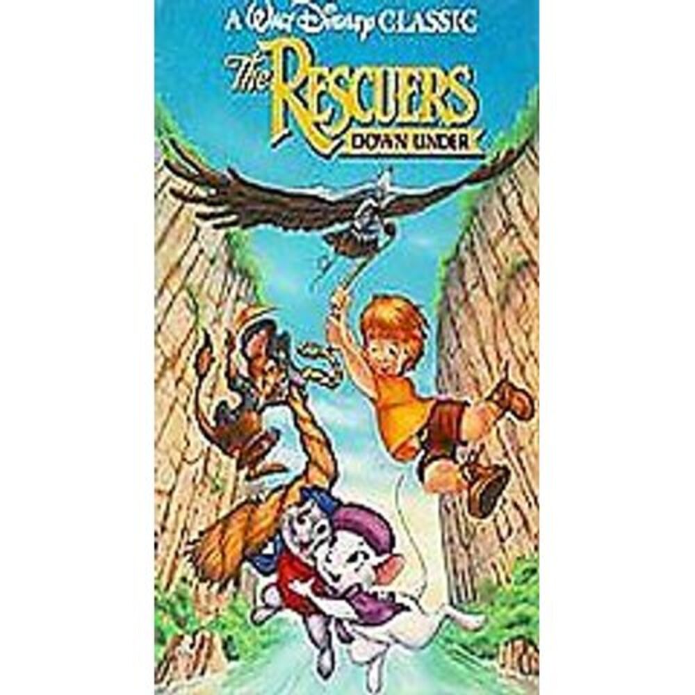 Disney Rescuers Down Under VHS N/A Multi Black Diamond Classic‎